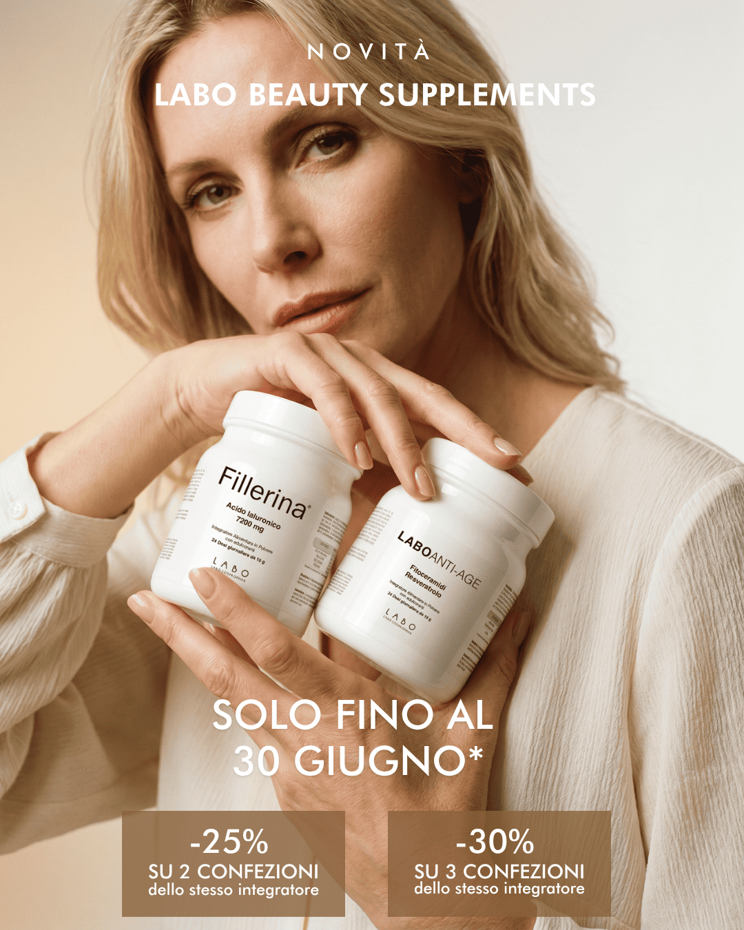 Promo Lancio Integratori in Polvere, fino al -30%