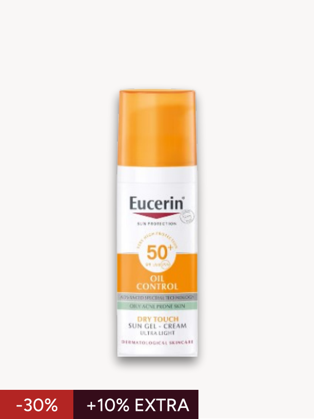 Eucerin Sun Face Oil Control Sun Gel-Cream Dry Touch SPF50+ 50ml