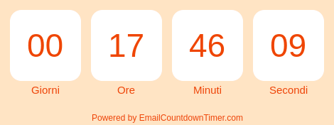 Timer from emailcountdowntimer.com