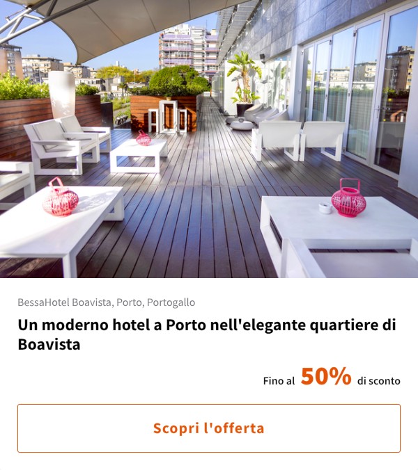 Un moderno hotel a Porto nell'elegante quartiere di Boavista