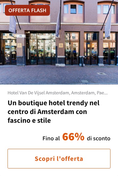 Un boutique hotel trendy nel centro di Amsterdam con fascino e stile