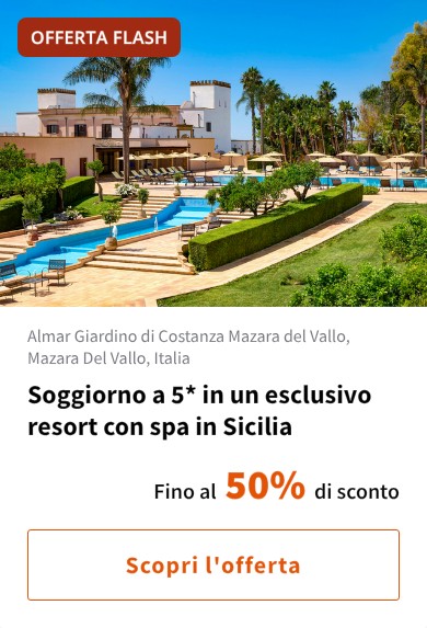 Soggiorno a 5* in un esclusivo resort con spa in Sicilia