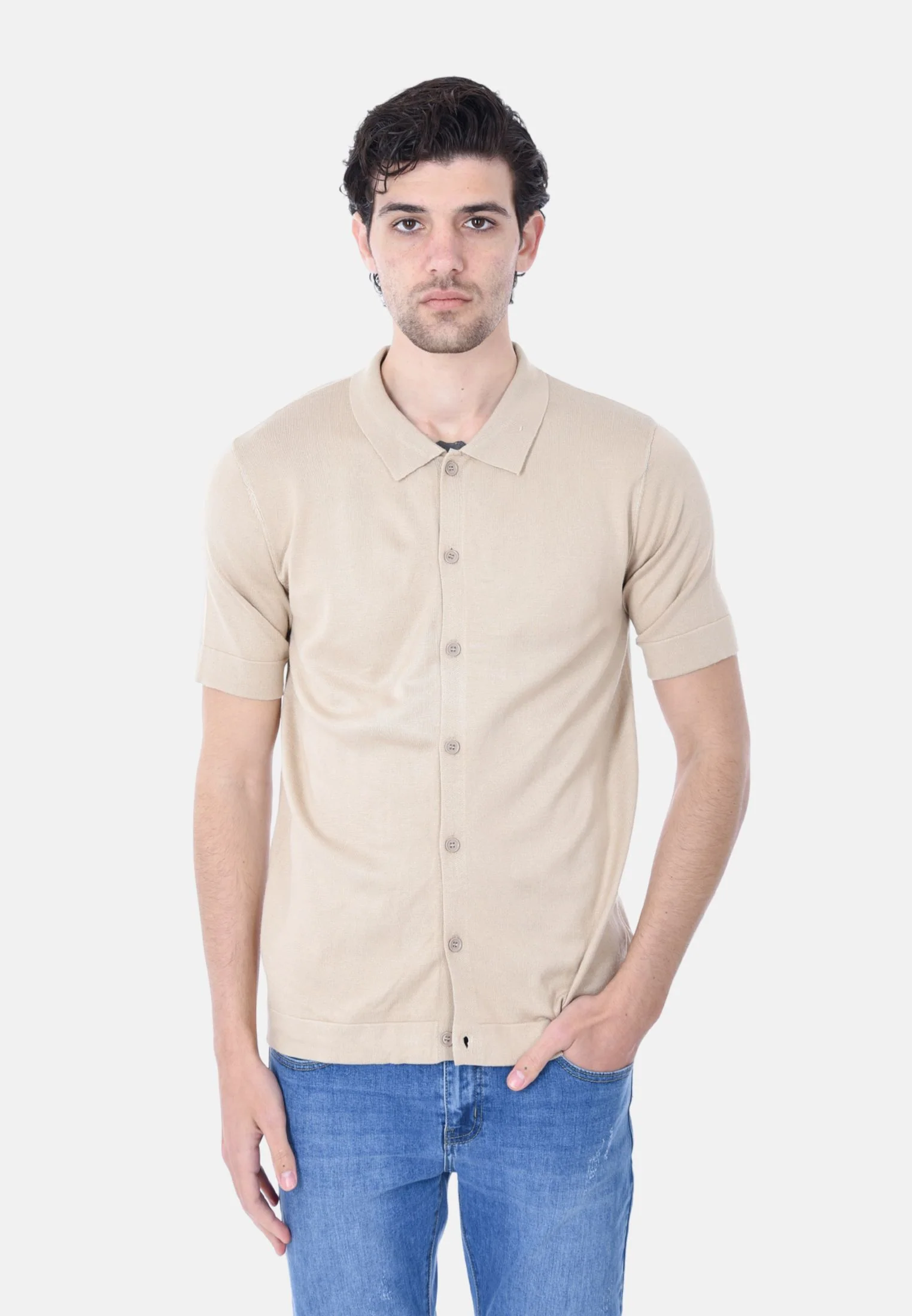 Image of Polo con bottoni