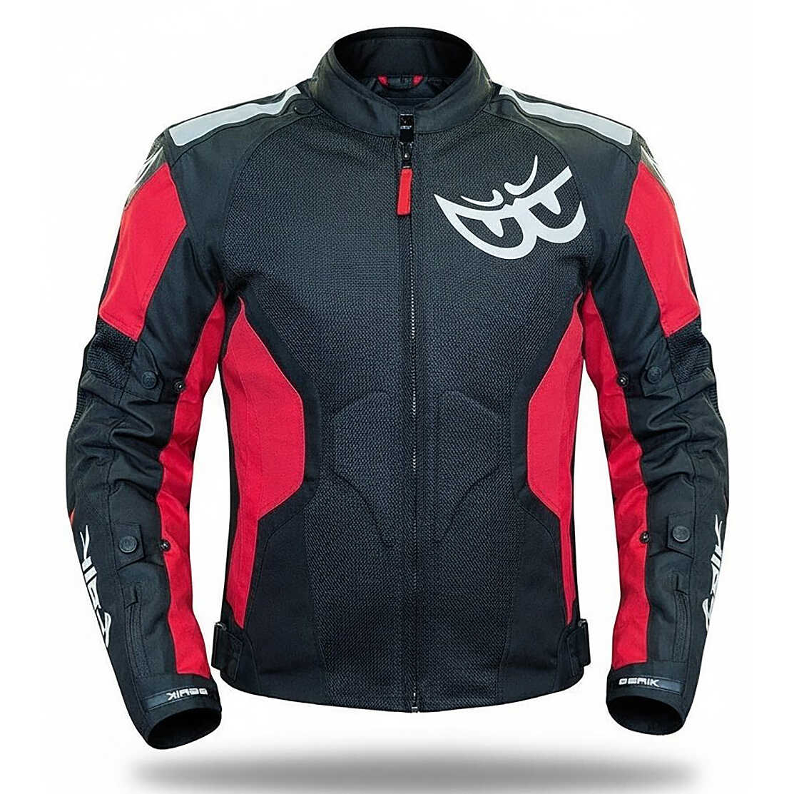Giubbotto Berik 2.0 NJ Mesh Air Sfoderabile Nero Rosso