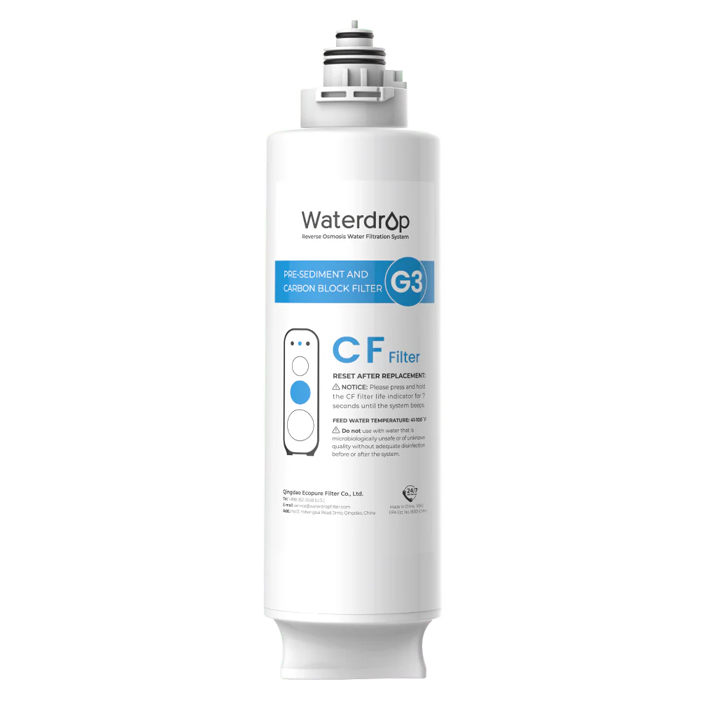 Image of CF Filter for Waterdrop G3P800 & G3P600 & G3 Reverse Osmosis System
