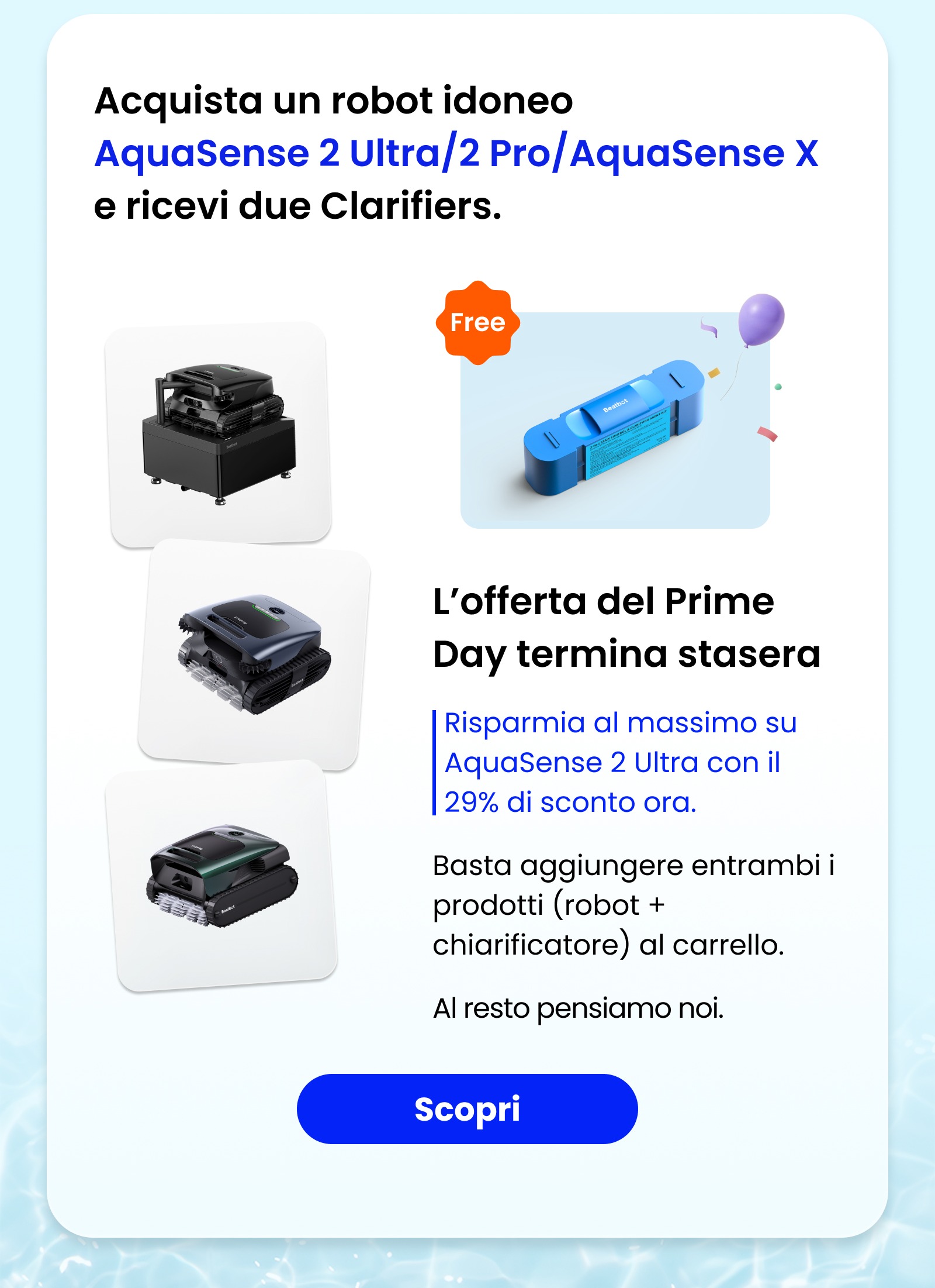Ultime ore per ricevere il tuo Clarifier gratuito