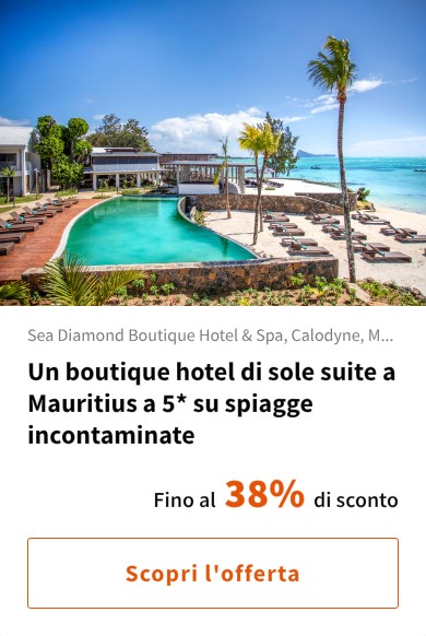 Un boutique hotel di sole suite a Mauritius a 5* su spiagge incontaminate