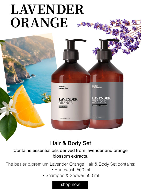 basler Lavender Orange Hair & Body Set 