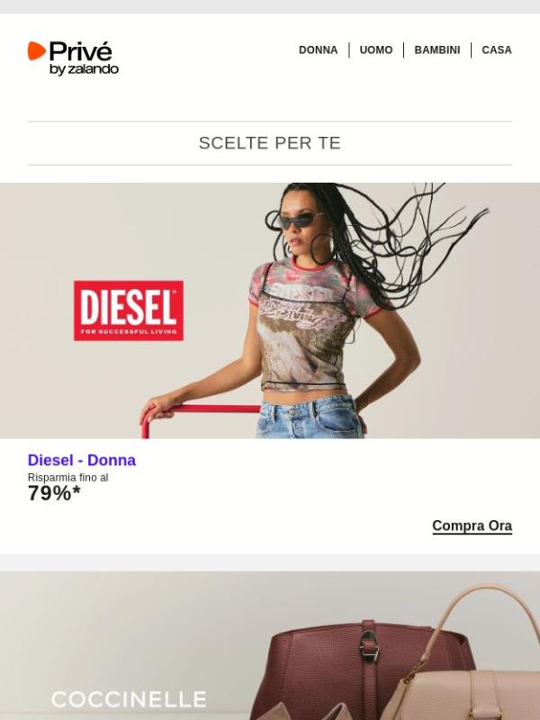 Diesel, Swarovski, Coccinelle & altre sorprese ti aspettano