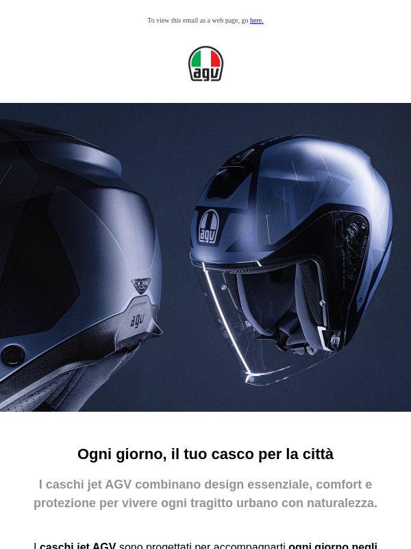Caschi jet AGV: protezione urbana ogni giorno