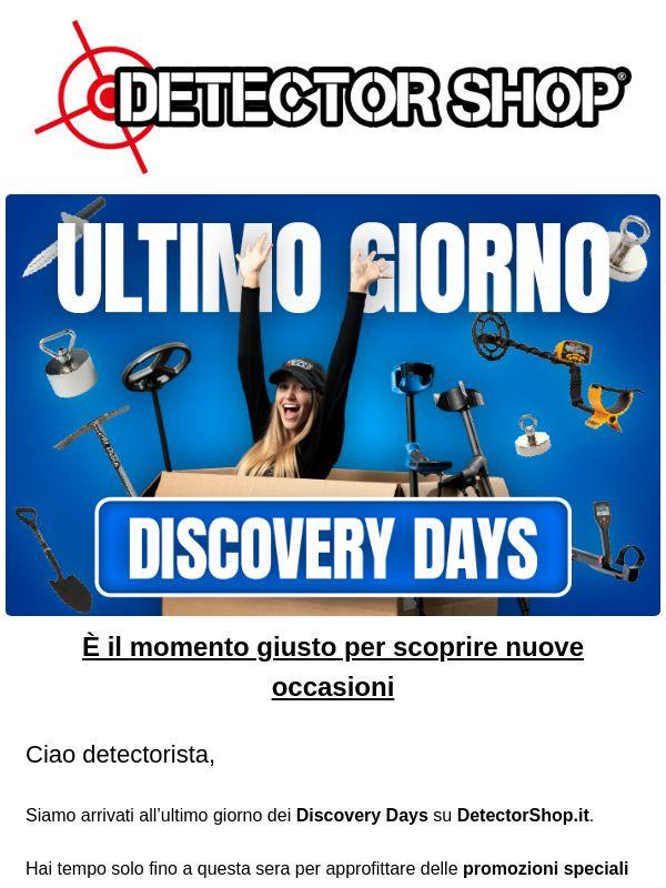 Gli sconti finiscono oggi!