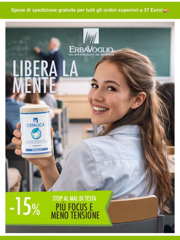 Addio Mal di Testa, con Cefalica di Erbavoglio 🌿