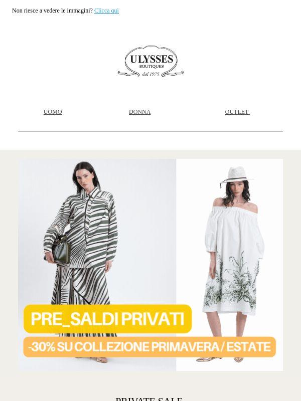 Private Sale: il tuo -30% in anteprima