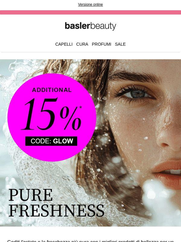 È tempo di shopping: -15% per te 💥