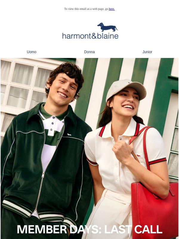 Last Call Member Days: fino al -50% solo per te