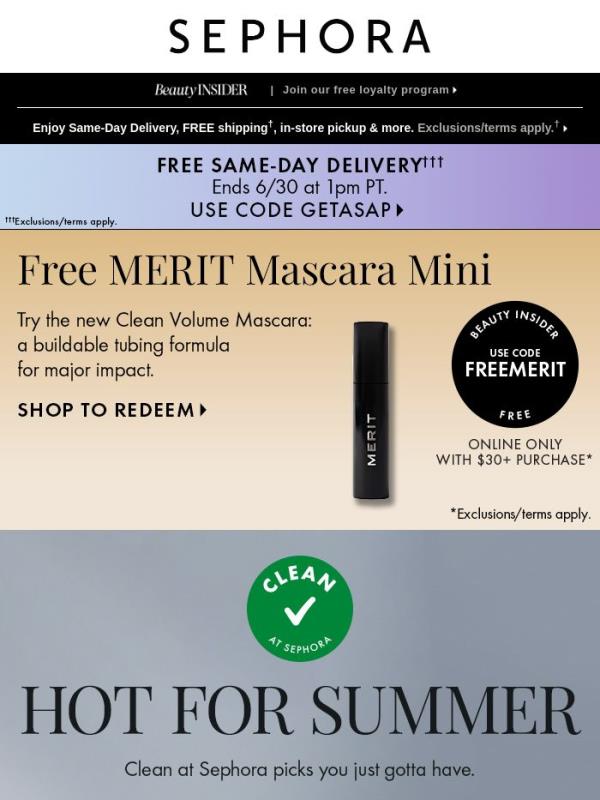 These Clean at Sephora picks = perfect for summer ☀️