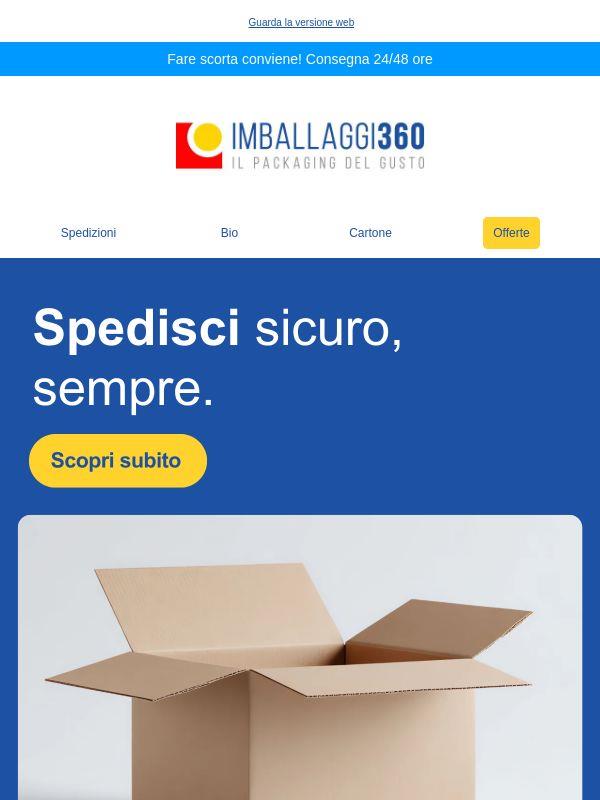 📦 Spedisci senza pensieri — Scopri le nuove scatole americane