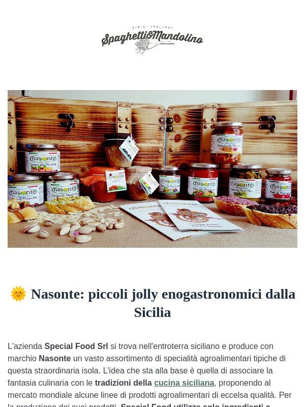 🌞 Nasonte: piccoli jolly enogastronomici dalla Sicilia