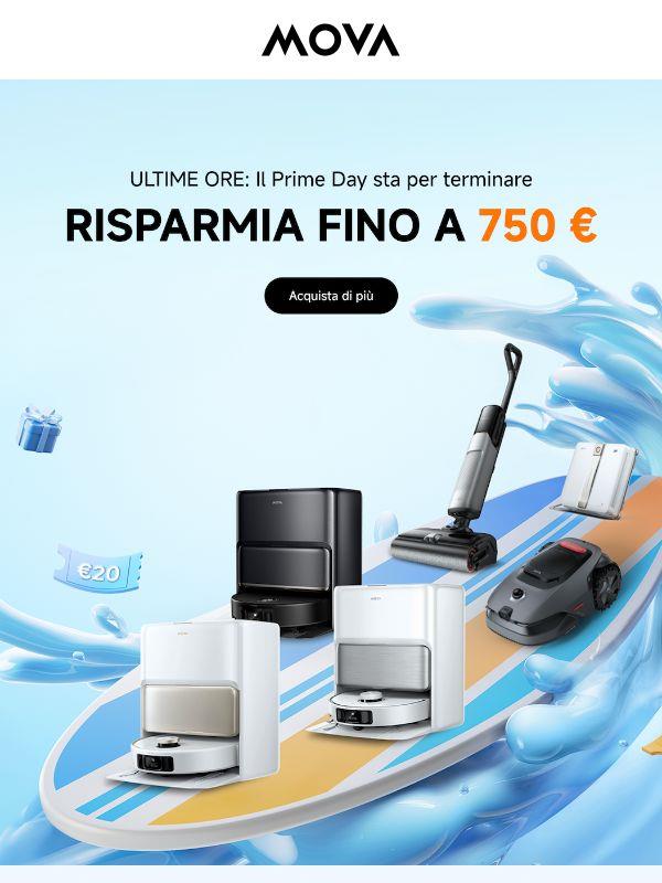 🚨 MOVA Prime Day: ultime offerte + Scopri i nostri nuovi arrivi per la casa!