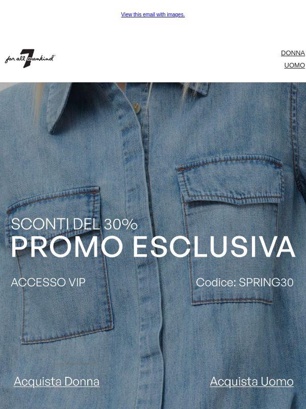 La Promo Esclusiva è iniziata