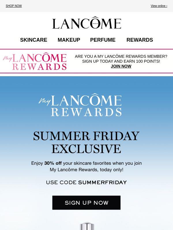 Summer Friday: 30% OFF Skincare!