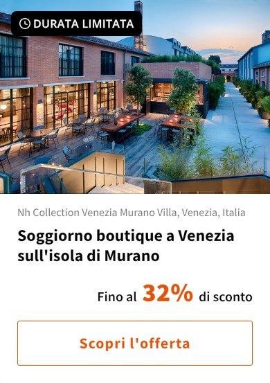 Soggiorno boutique a Venezia sull'isola di Murano