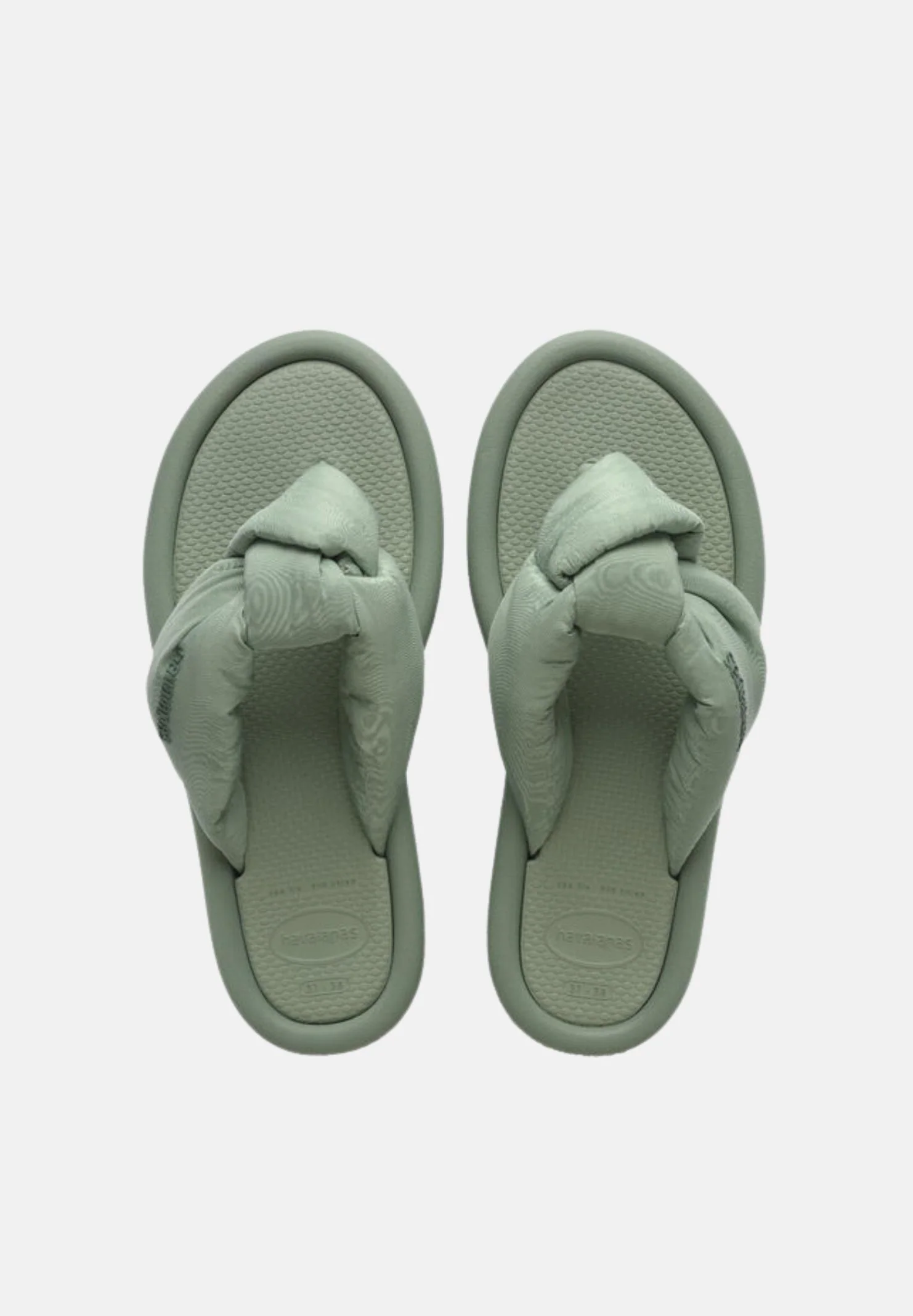 Image of HAVAIANAS Infradito Over Puffed Up verdi da donna