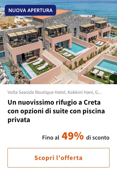 Un nuovissimo rifugio a Creta con opzioni di suite con piscina privata