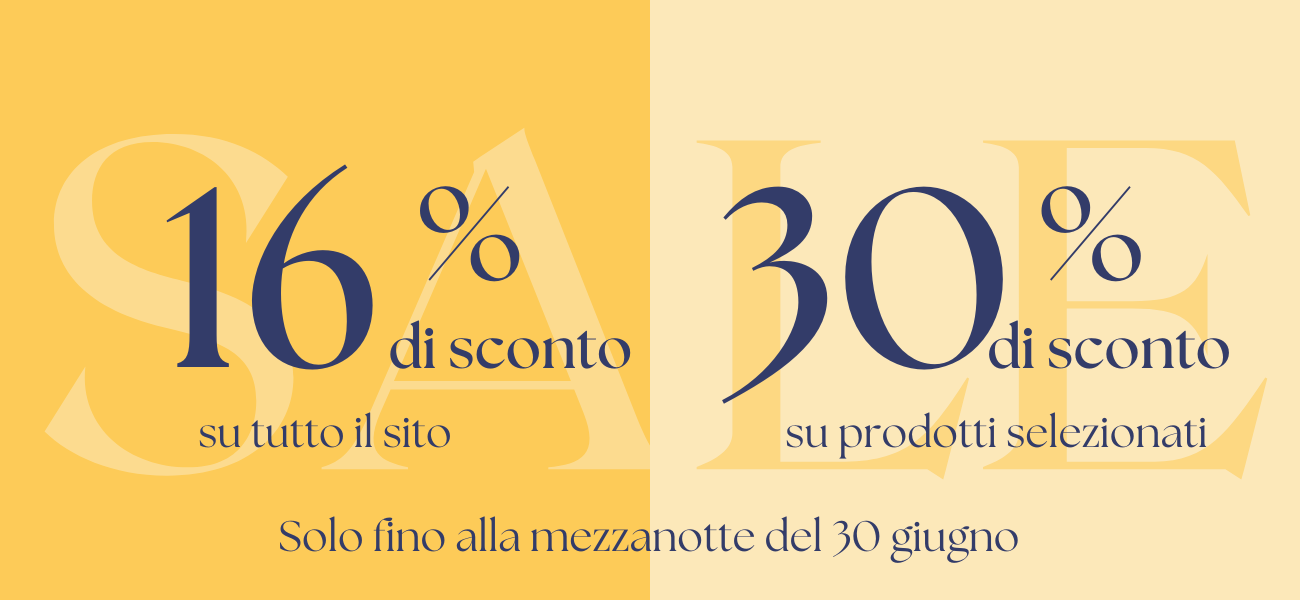 16% di sconto su tutto il sito
