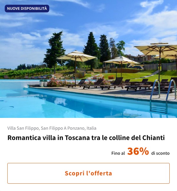 Romantica villa in Toscana tra le colline del Chianti