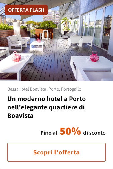 Un moderno hotel a Porto nell'elegante quartiere di Boavista