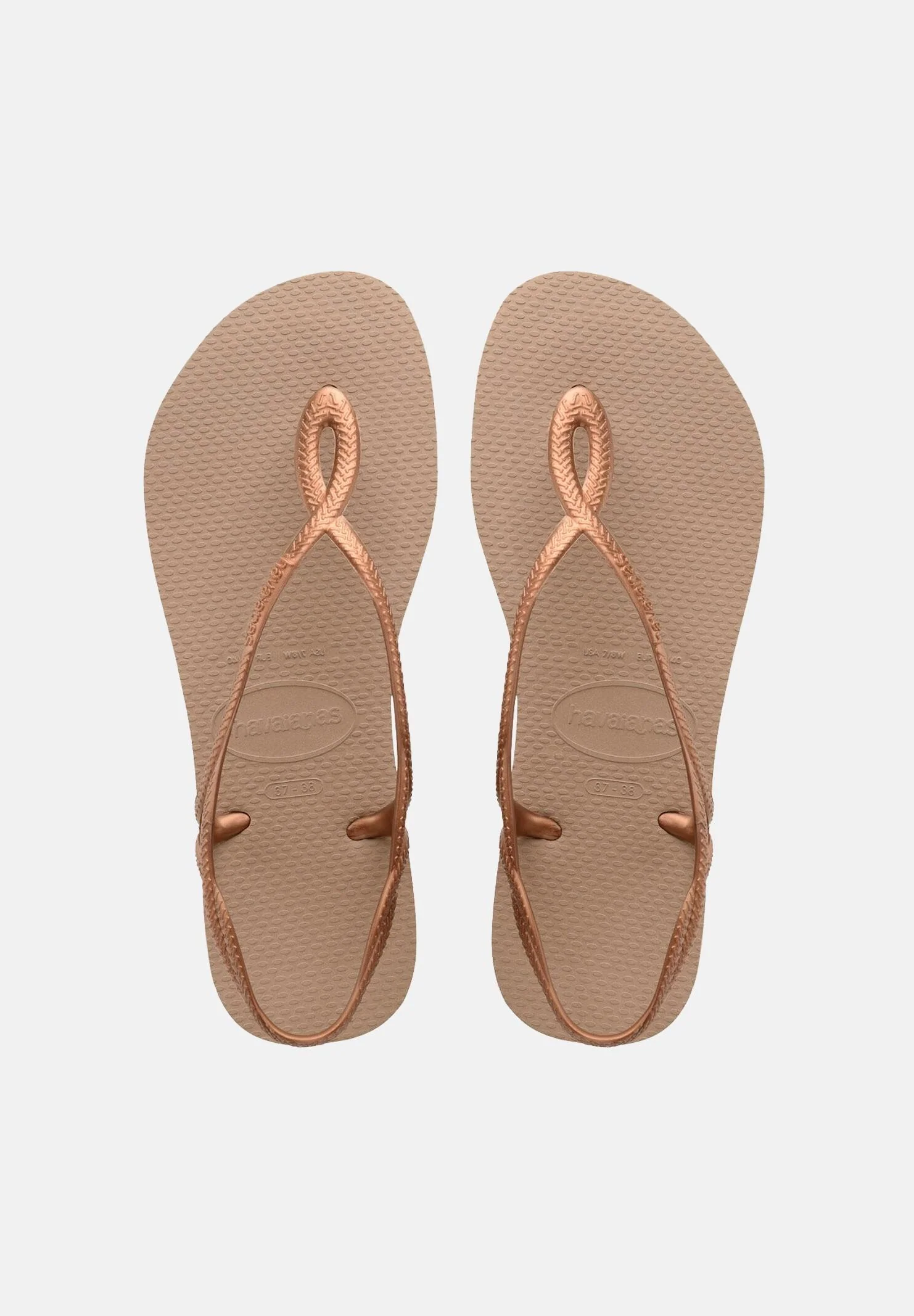 Image of HAVAIANAS Infradito Havaianas Luna rosa gold da donna