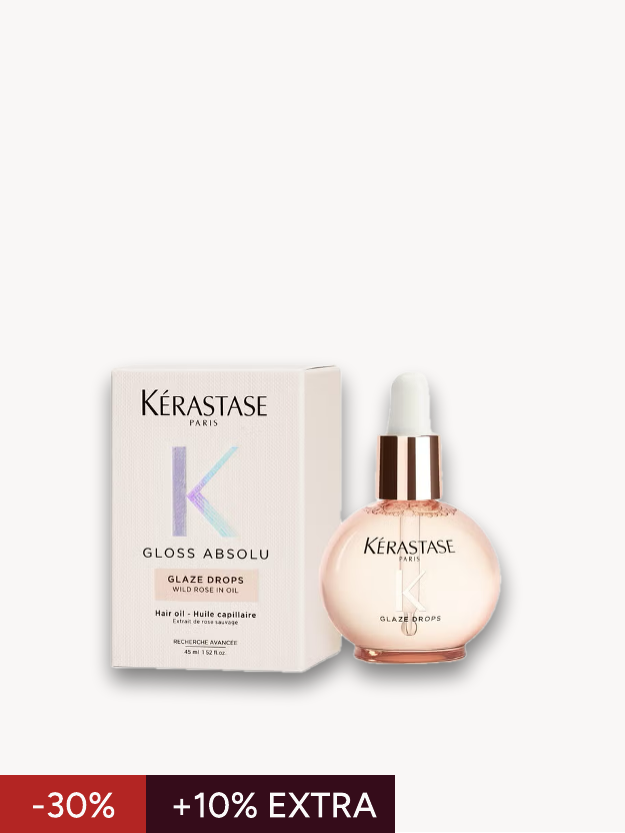 Kérastase Gloss Absolu Glaze Drops Hair Oil with Wild Rose 45ml