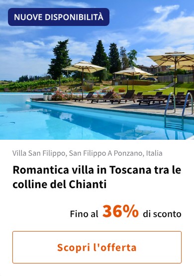 Romantica villa in Toscana tra le colline del Chianti