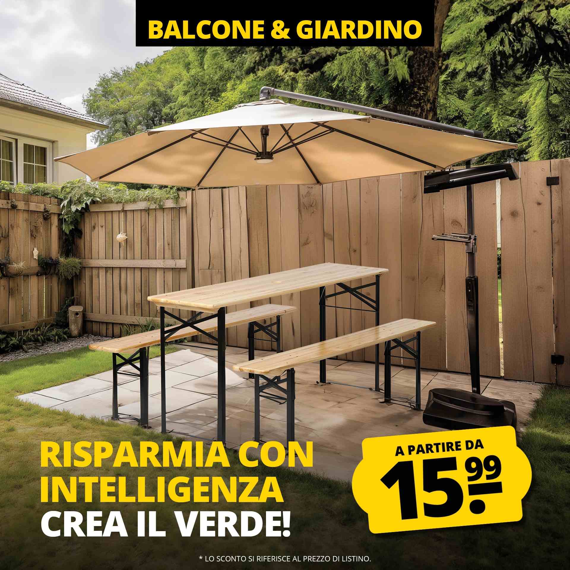 balcon giardino