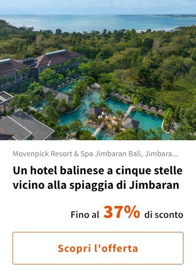 Un hotel balinese a cinque stelle vicino alla spiaggia di Jimbaran