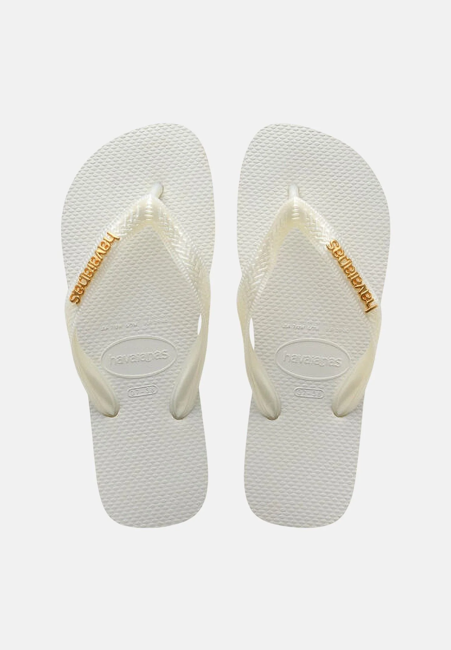 Image of HAVAIANAS Infradito Logo Metallic bianchi da donna
