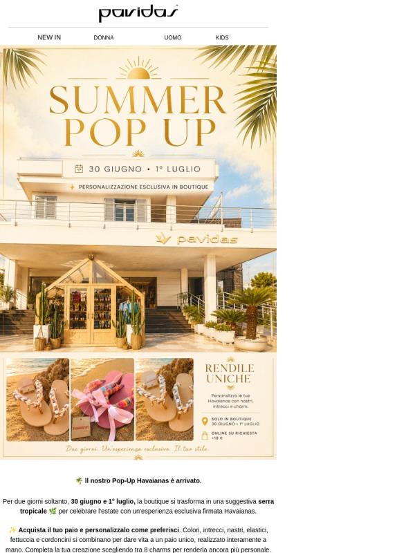 🌴 Scopri il nostro Pop-Up Havaianas!
