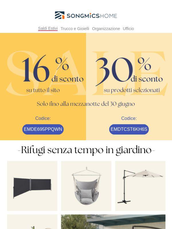 Il weekend parte con sconti fino al 30%🔅