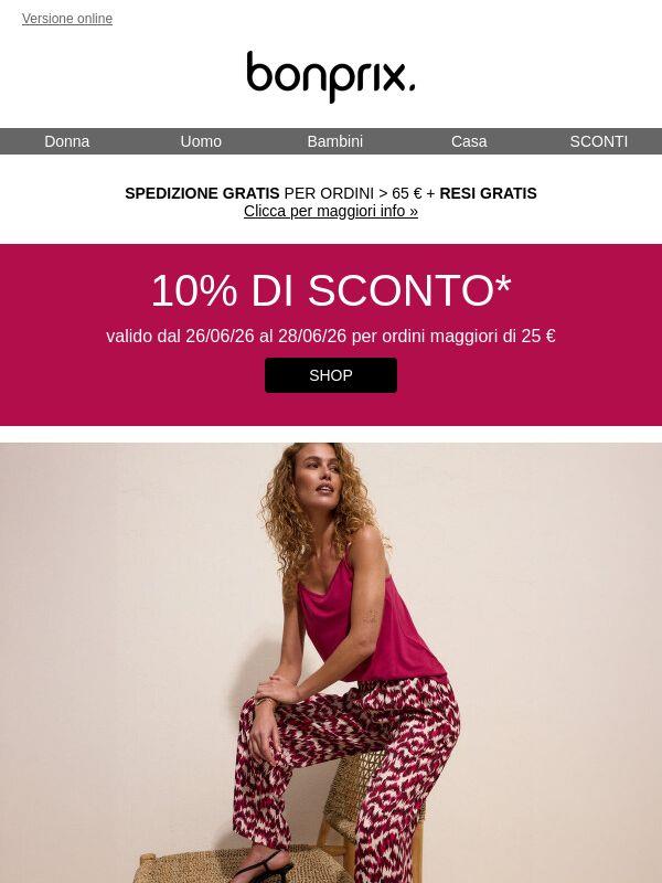 Non lasciartelo sfuggire: -10% su tutto… ⏰