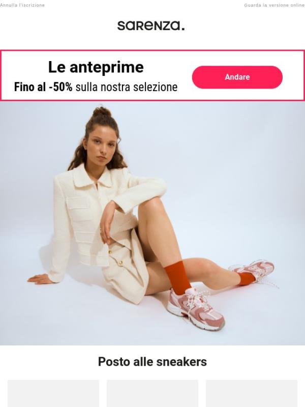 Fatti conquistare dalla nostra selezione di sneakers 👟