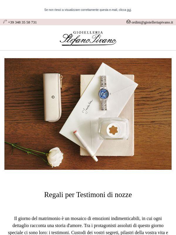 Idee regalo per testimoni di nozze 🤍