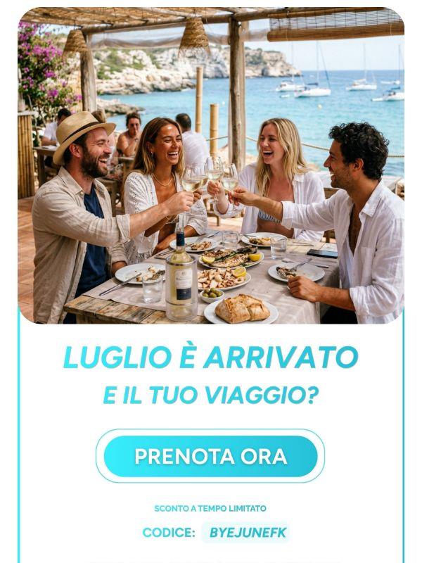 LUGLIO È QUI. E IL TUO VIAGGIO? 🌴