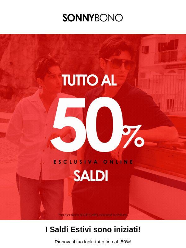 SALDI solo online -50%!🛍️