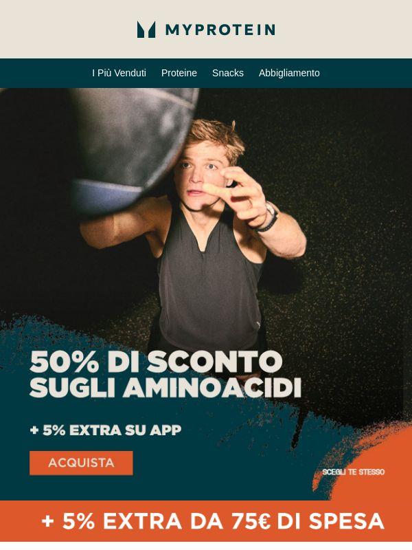 Inzia Ora ‼️ -50% sugli Aminoacidi