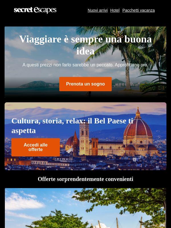 Stanza vuota. Cinque stelle. Prenoti?