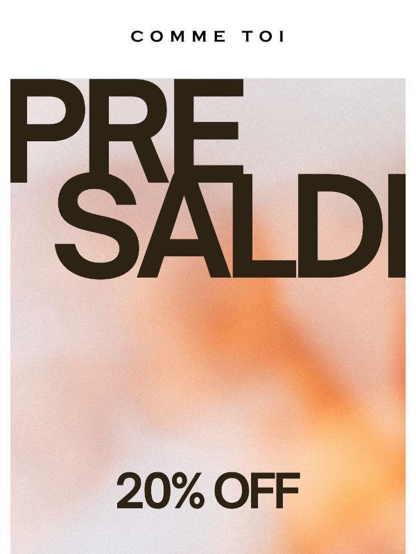 20% OFF // non perdere questa occasione!