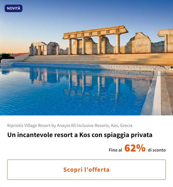 Un incantevole resort a Kos con spiaggia privata