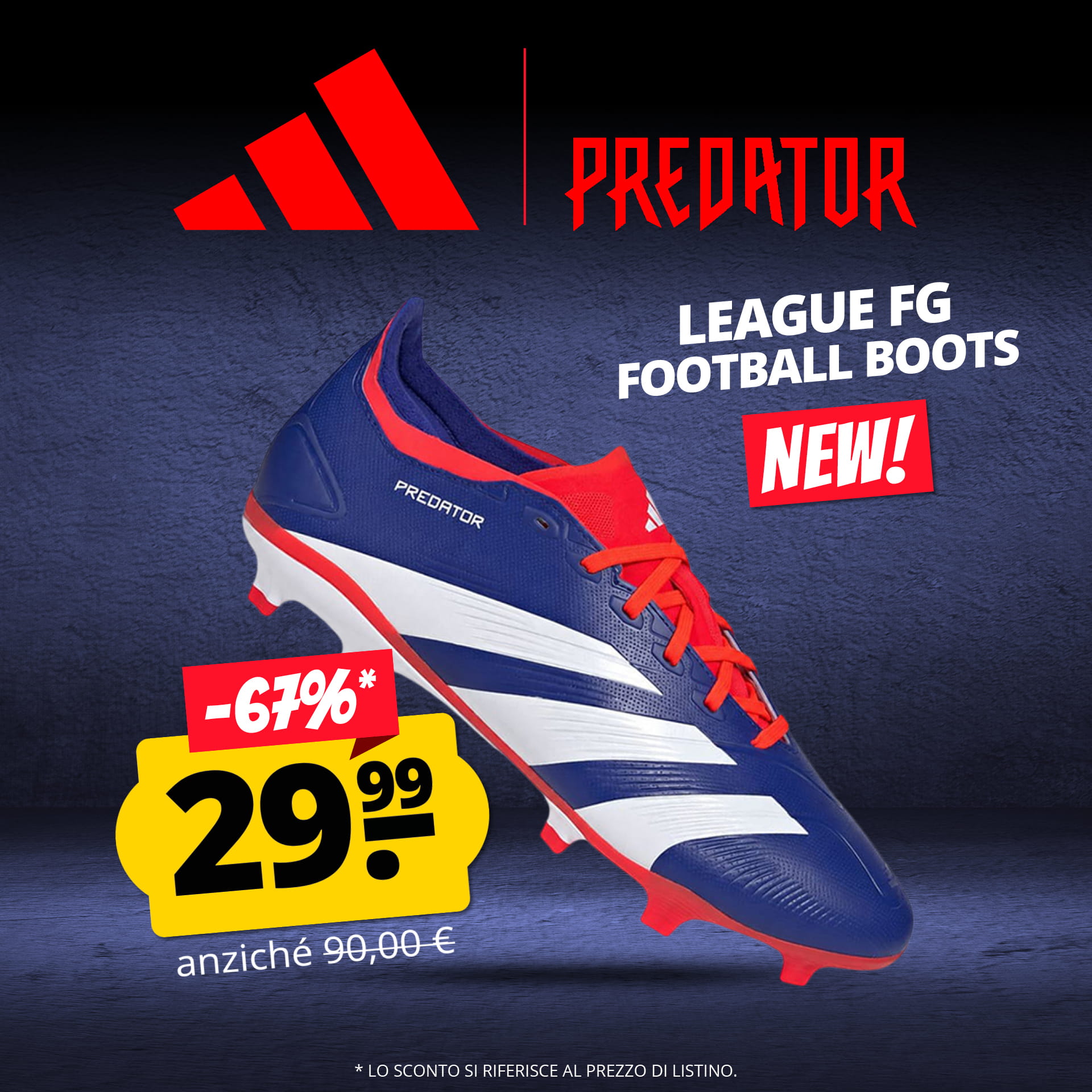 adidas predator league fg uomo scarpe da calcio