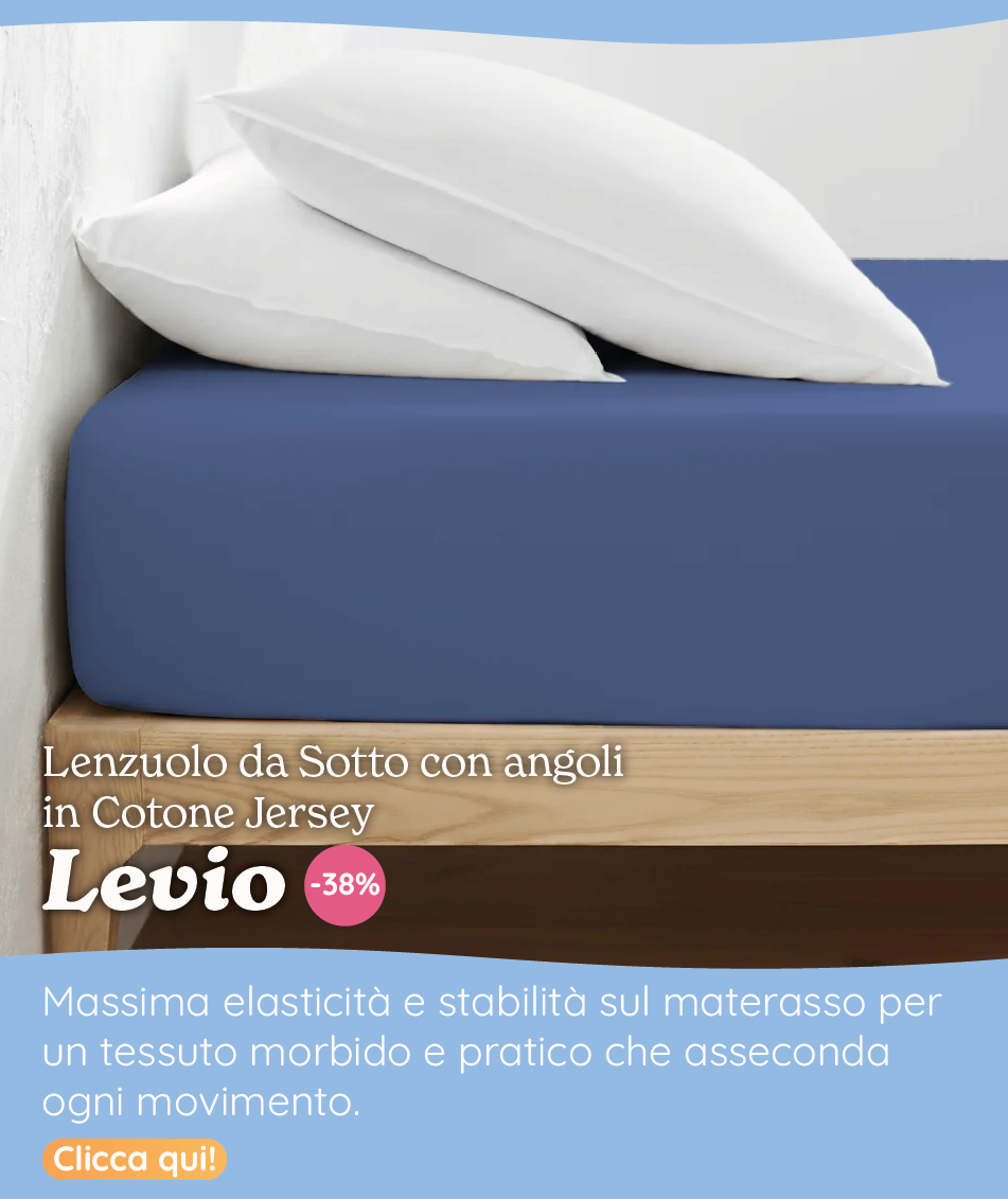 Lenzuolo da Sotto con angoli in Cotone Jersey - Levio
